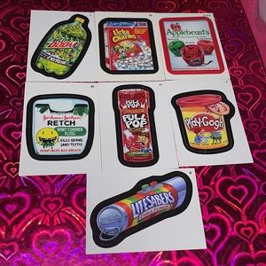 Wacky Packages stickers🖤
